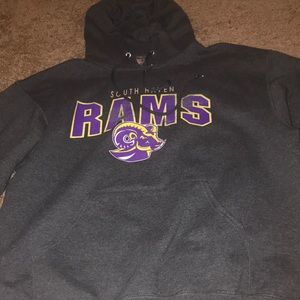 Grey rams hoodie